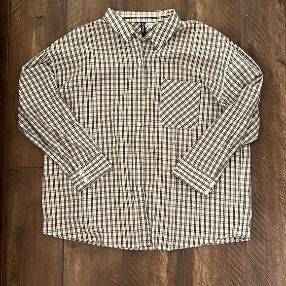 Large cream flannel from H&M - Picture 1 of 3